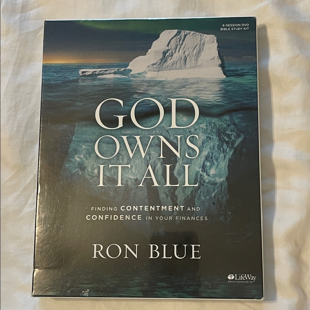 Ron Blue “God Owns It All” 6 Session DVD Bible study kit NWT